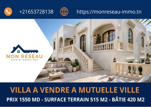 Mutuelle Ville A VENDRE VILLA